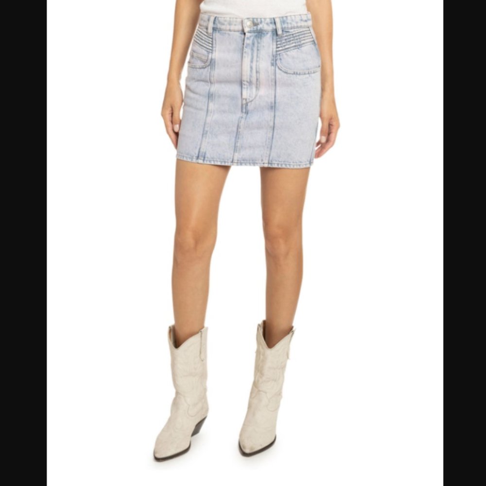 Isabel Marant Etoile Hondo Mini Denim Skirt
